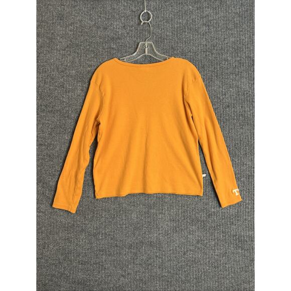 Vintage For The Glory Womens Knit Top XL Orange University Of Tennessee V Neck - Picture 2 of 7